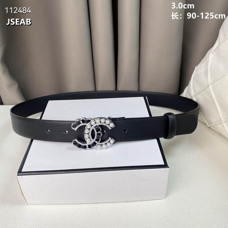 Chanel belt 30mmX90-125cm 8L142